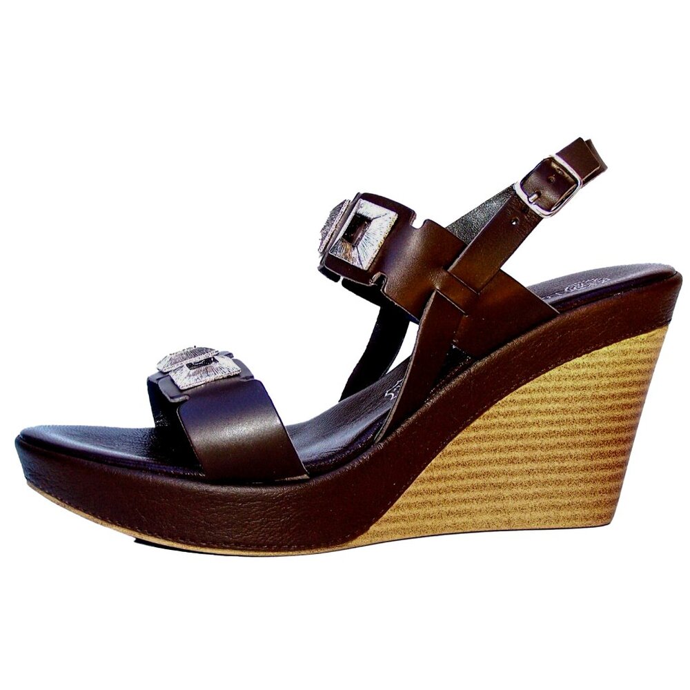 LOLA SABBIA Ria women italian designer genuine leather sandals 10